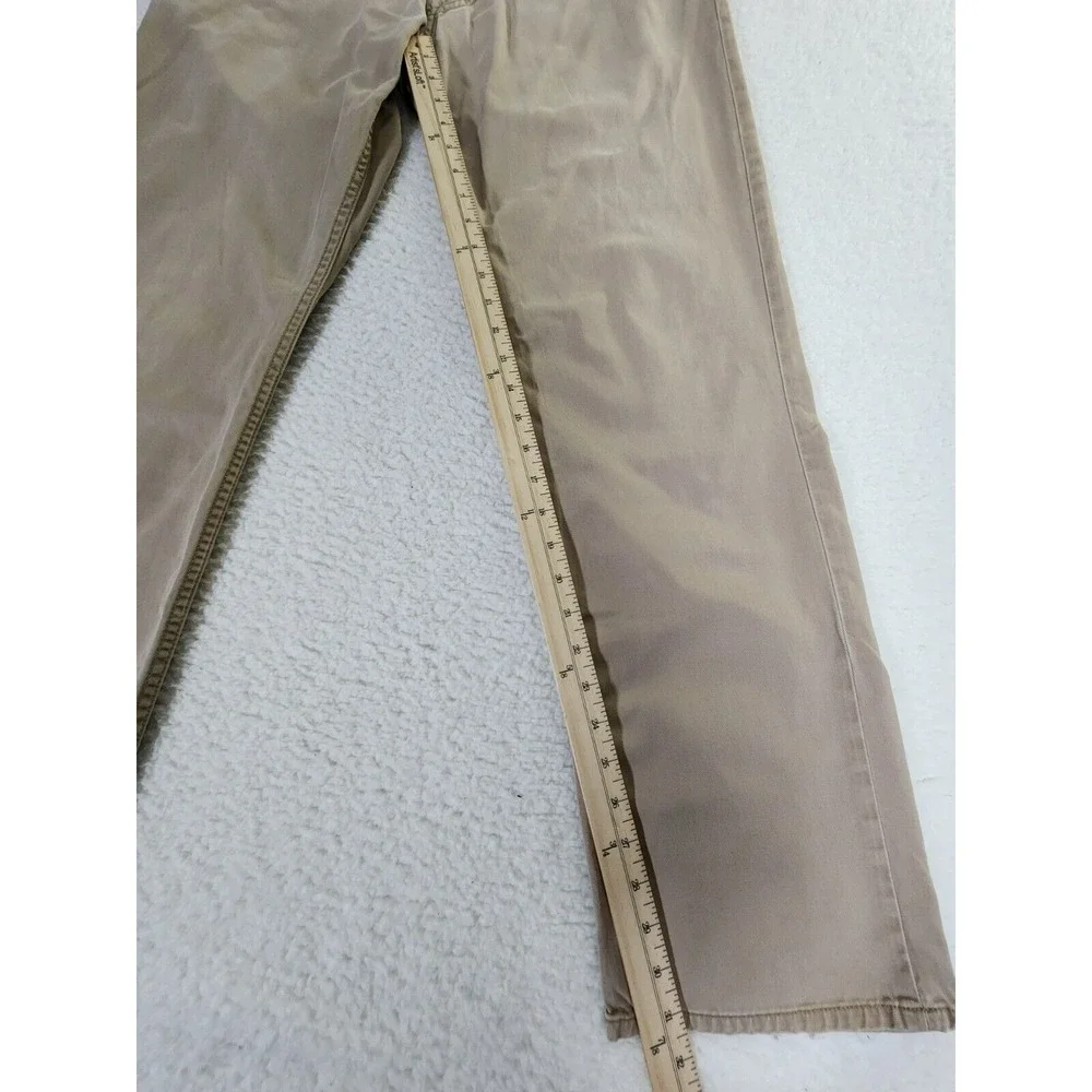 Polo Ralph‎ Lauren 650 Straight Pants Men's 34x32* Beige 5-Pocket Soft Jeans